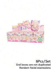 POKOJA LAND Hộp bí ẩn (không nhồi bông) CATMNI Tiệc trà rừng thần tiên (8 mô hình thường + 1 mô hình ẩn) - Mô hình nhân vật cổ tích bằng nhựa ABS (cao 10cm/3.9inch) với chủ đề rừng và trà kỳ ảo, món quà ý nghĩa dành cho bạn bè và gia đình, lý tưởng để trang trí bàn làm việc/trưng bày và dành cho những người đam mê mô hình, món quà mô hình dễ thương, đồ trang trí. - thủy triều chơi hộp mù - Xem 13