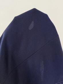 Lounesse 大码夏季时尚商务休闲背心 - 黑色 - 查看 9