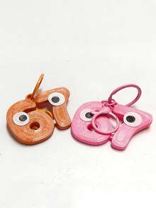 POKOJA LAND POKOJA LAND 67 Partner Keychain With Vivid Eyes | Durable Plastic, Multi-Color Options, Fun Design, Fine Carving, Snap Hook Closure, Suitable For Bags, Backpacks, Or Display Birthday Gifts Spring To Summer - Multicolor - View 13