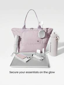 GLOWMODE Túi đựng laptop bảo vệ Day Tripper 24L, có dây đeo tương thích với vali kéo, túi xách hàng ngày và công sở. - Tro đinh hương - Xem 2