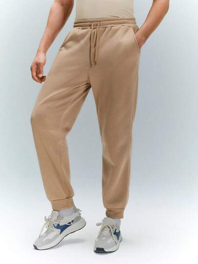 Driftmere 男士纯色抽绳腰运动裤