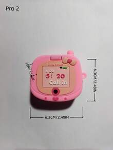 适用于 1/2/3/4 Pro/Pro 第二代的 1 个软 TPU 外壳，内置镜子，苹果粉色可爱无线耳机保护套，适合女性和女孩日常使用，旅行礼物，防震防摔 - 粉色 - 查看 11