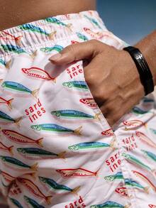 Swim SPRTY Women's Random Print Casual Beach Pants, Summer - Multicolor - View 5