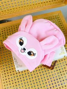 PETSIN 1pc Cat And Dog Wear Universal Clothes, Pet Cute Rabbit Ear Hoodie Cartoon Embroidery Comfortable Hoodie Top Available In Multiple Colors - Multicolor - View 7