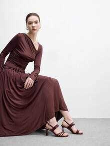 CUCCOO BIZCHIC Women Heeled Sandals Spring Shoes - Burgundy - View 6