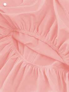 GlowEve CURVE Plus Size Women's Faux Pearl Decor Vintage Luxury Elegant Casual/Business Commute Vest - Dusty Pink - View 5