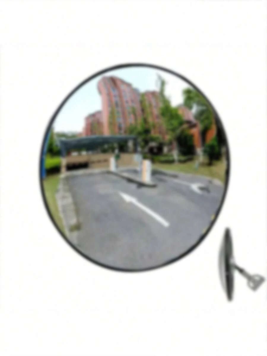 1个汽车盲点镜，360°广角高清车库盲点安全镜 - 防水防污，室内/室外均可使用，空间装饰增强器，高清凹面设计，适用于家庭/商店/停车场/仓库/办公室 - 易于安装，现代家居装饰镜 - 彩色 - 查看 1