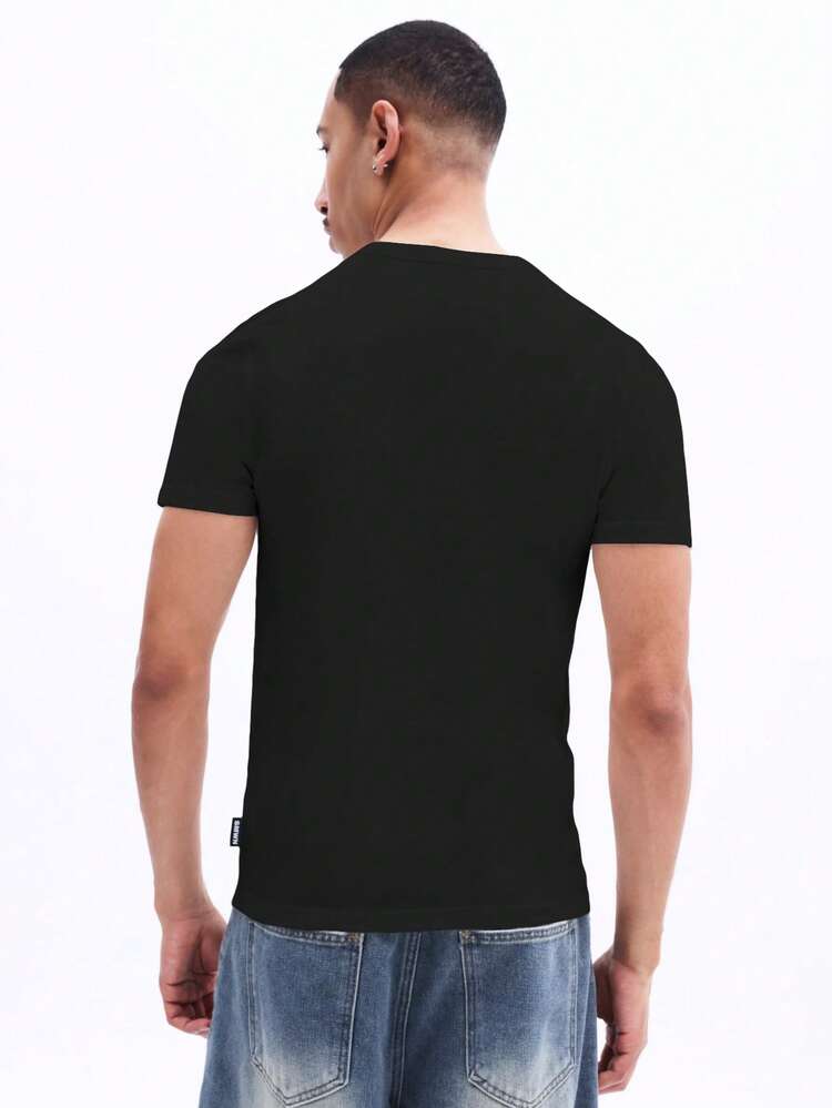 Chemise Henley à manches courtes pour hommes en coton, décontractée, avec boutons au col, pull-over, confort quotidien, coupe décontractée, indispensable pour l'été et le printemps