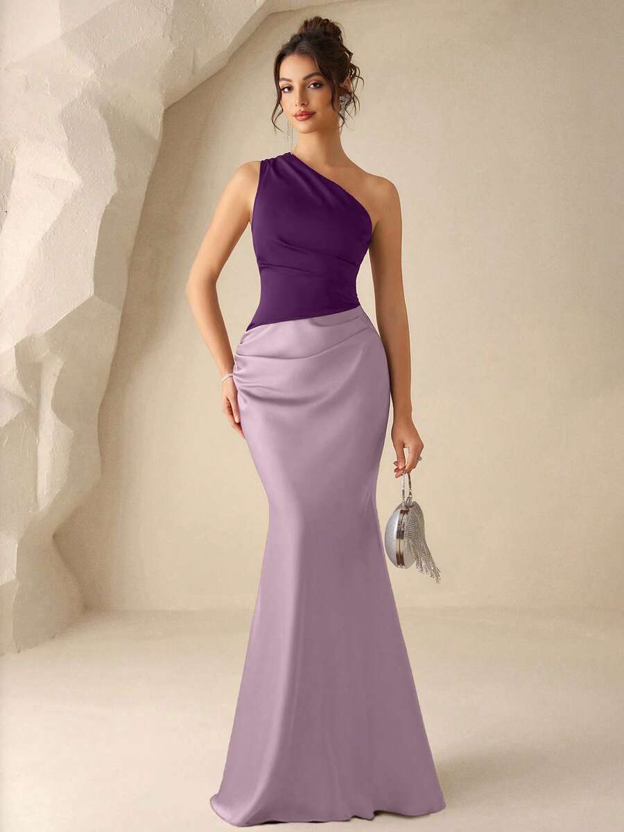 Coutiva 伴娘礼服（成人款） - 紫色 - 查看 1