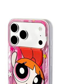 THE POWERPUFF GIRLS X SHEIN 羽毛渐变手机壳，适用于 11 - 17 Pro Max - 彩色 - 查看 3