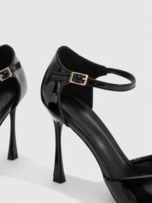 CUCCOO SZL Ladies' Fashion Party Pointed High Heel Pumps - Black - View 4