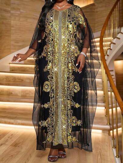 Fleurora 春夏休闲优雅波西米亚风金色面料烫金梭织宽松衬衫荷叶边领夏季露肩衬衫短衬衫大码衬衫