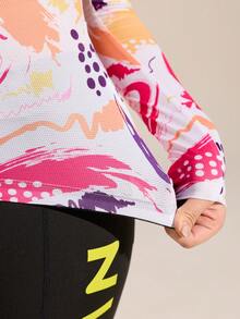 Exploreva Women's Long Sleeve Cycling Jersey - Multicolor - View 8