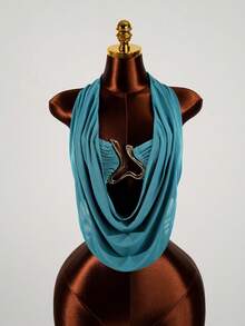 Solea Vida Women's Fashion Strapless Camisole Crop Top, Metal Buckle Hollow Sexy Mesh Elastic Ruffle Collar, Elegant For Music Festival, Party, Young Lady, Vacation, Casual Wear, Sleeveless, Spring/Summer - Green - View 4