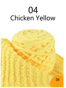 1pc Chunky Chenille Yarn For Knitting, Christmas Handmade DIY Gift Set ,1 Ply Jumbo Ice Yarn Bulk 100g Skeins, Soft DIY Crochet Thread For Blankets, Slippers, Hats, Scarves Handmade Craft Supplies - multicolor - View 21