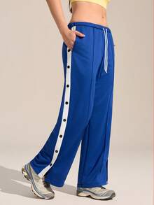 SHEIN Sports Women Outdoor Pants - Royal Blue - View 7