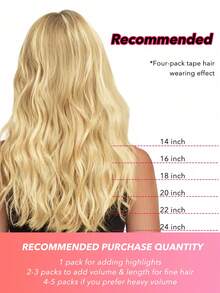 Seamless Clip Ins 100% Rambut Manusia Asli 7PCS Ekstensi Rambut Manusia Tanpa Sambungan PU dengan Klip Lurus 14-22 Inci Warna Pirang Terang dengan Sorotan Pirang Keemasan Ekstensi Rambut Remy dengan Klip - Nomor 16/613 - View 9