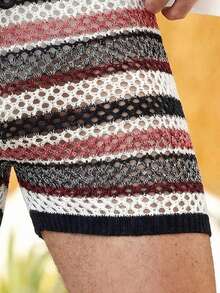 Surfspeed Quần short dệt kim khoét lỗ thoải mái dành cho nam, thích hợp cho kỳ nghỉ. - Nhiều màu - Xem 6