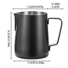 Cirelle Stainless Steel Latte Mug - Durable Coffee Cup With Thickened Spout, Ideal For Home Coffee & Milk Drinks - Multicolor - View 19