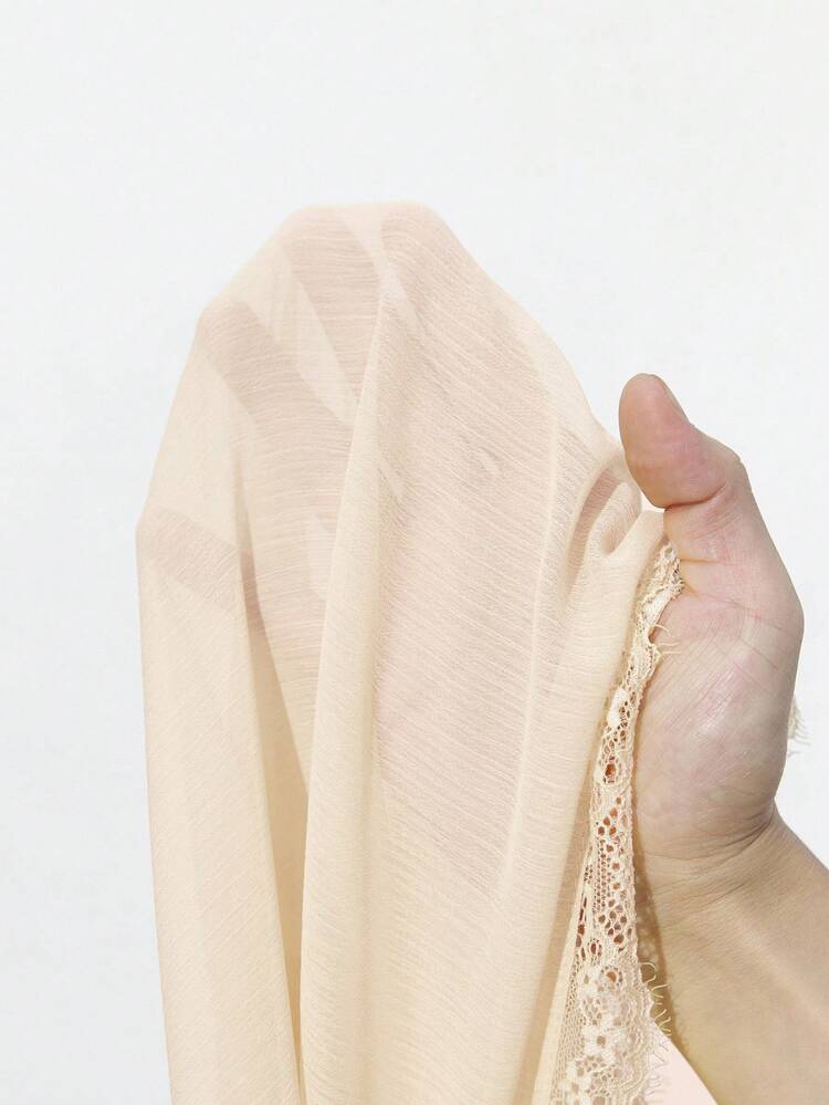 SHEIN Maija Women's Deep V-Neck Ruffle Casual Versatile Daily Wear Top,Summer Top