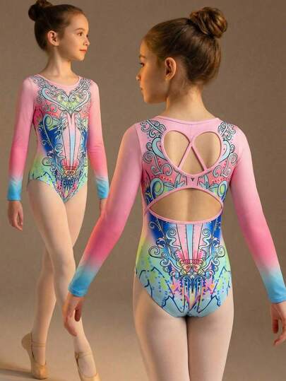 SHEIN Tween Girls' Color Block Round Neck Casual Versatile Daily Wear Sports Jumpsuit