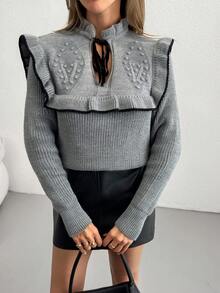 Women Sweaters - Grey - View 4