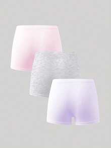 3pcs Girls Comfortable Hipster Panties - Multicolor - View 2