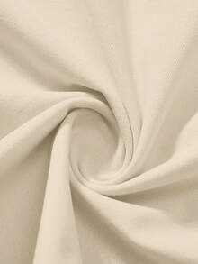 Manfinity Homme 男士字母压纹背心和短裤休闲套装 - 卡其色 - 查看 5