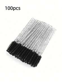 一次性睫毛膏刷头、散装睫毛膏刷、睫毛刷、化妆刷，适用于睫毛嫁接、眉毛修饰、化妆，价格实惠，可用于房间装饰、梳妆台、旅行、卧室、化妆配件、化妆品、化妆工具、廉价商品、礼品、女士礼品、圣诞礼物、赠品、旅行、便宜货、旅行必备品 - 粉色 - 查看 12