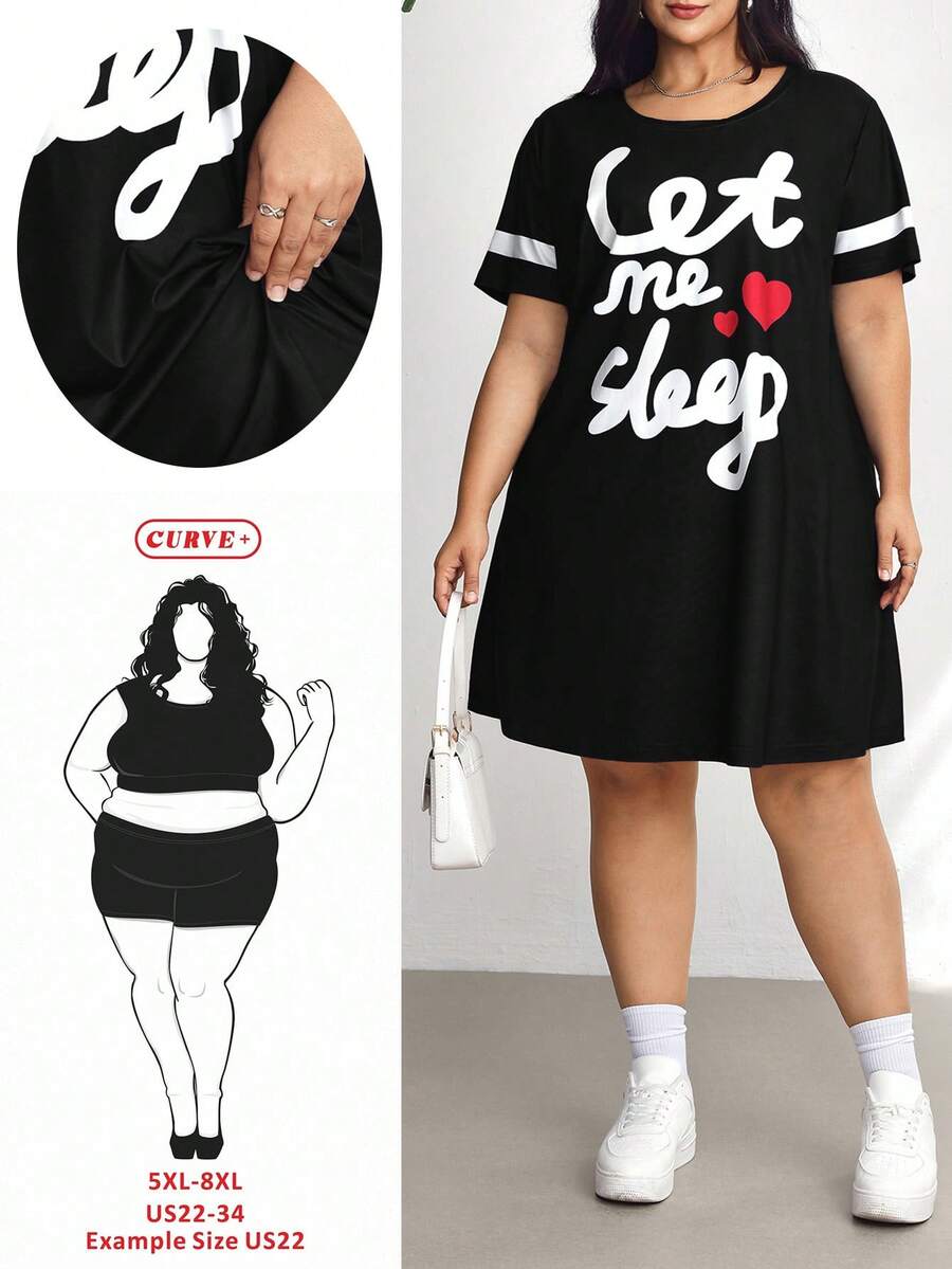 SHEIN CURVE+ 大号纯色胸部聚拢效果连体衣,塑身连体衣,透明肩带,露背设计 - 黑色 - 查看 1