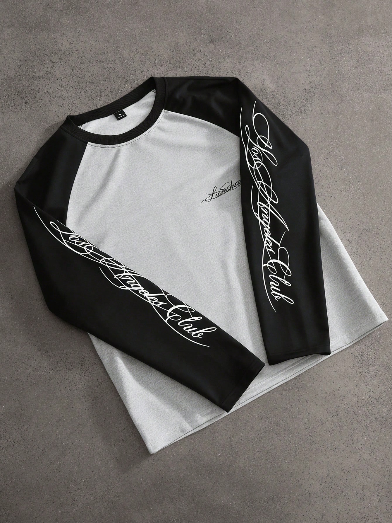 Colorblock long sleeve tee