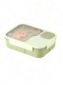 SHEIN 1 Buah Kotak Bekal Kartun, Aman untuk Microwave, Portabel, Mangkuk Salad, Nasi, Cocok untuk Pekerja, Buah, Sayuran, Sandwich, Sempurna untuk Persiapan Makanan - MultiWarna - View 16