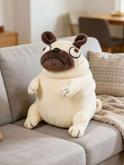 POKOJA LAND POKOJA LAND 5.91英寸宝塔狗互动毛绒玩具，表情生动，耳朵可爱，触感柔软，适合作为家庭毛绒装饰品，是春夏季节送给家人和朋友的生日节日礼物。