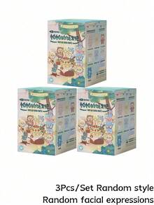 ciaoka Caja ciega de dibujos animados divertidos, hecha de materiales de alta calidad, artículos de decoración de habitación exquisitos, regalos festivos, adornos de escritorio de oficina (sin relleno de peluche), adecuados como regalo para amigos - Marea juega caja ciega - Ver 14