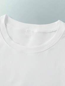 Driftmere WHITE SHARK 男士时尚休闲多功能二合一短袖T恤，春夏款 - 白色 - 查看 3