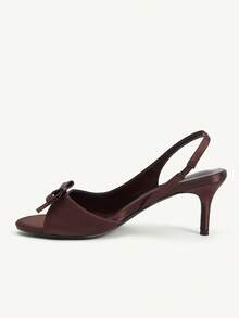 CUCCOO CHICEST Giày sandal cao gót thời trang dành cho nữ, thích hợp mang hàng ngày. - Cà phê nâu - Xem 5