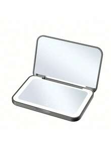 Teckwe LED Lighted Makeup Mirror With Touch Screen, 3 Lighting Modes, Portable Stand, Foldable For Storage, Travel Vanity Mirror With Lights, Rechargeable Battery, Adjustable 3-Color Lighting, Travel Makeup Accessory, Birthday Gift For Mom And Friends,Equipped With 400mAh Rechargeable Battery - Multicolor - View 13