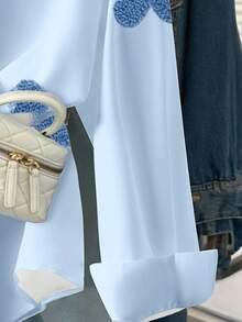 Resyla Women's Casual Floral Print Shirt, Spring - Multicolor - View 3