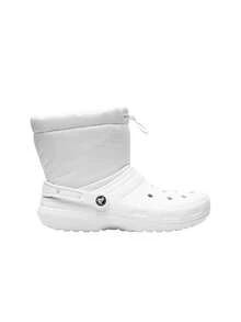 Classic Lined Neo Puff Women's Mid-Calf Boots White 206630143 - White - View 1