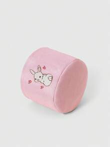 ROMWE Kawaii Giỏ đựng đồ di động dung tích lớn họa tiết thỏ hoạt hình dễ thương - Thỏ hồng - Xem 2