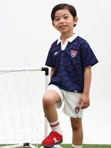 SUMWON 男童马球套装 - 藍色 - 查看 3