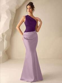 Coutiva 伴娘礼服（成人款） - 紫色 - 查看 5