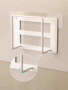 Haus Hana 1ชิ้น/2ชิ้น ชั้นวางเราเตอร์, ชั้นวางเก็บ WiFi, ที่ยึดติดผนัง, กล่องรับสัญญาณ, ชั้นวางกล่องเก็บแบบไม่เจาะ - มัลติคัลเลอร์ - ดู 4