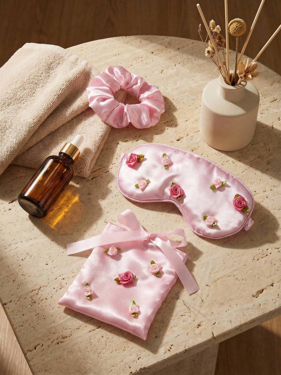 3-Piece Blindfold Set, Blackout Travel Blindfold, Breathable And Comfortable - Multicolor - View 1