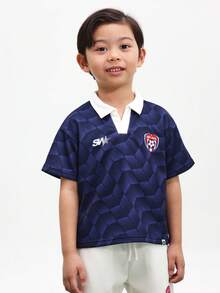 SUMWON 男童马球套装 - 藍色 - 查看 6