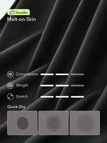 OutZeal 女士运动黑色紧身裤 徒步露营二合一内置内裤 速干收腹运动裤 - 黑色 - 查看 5