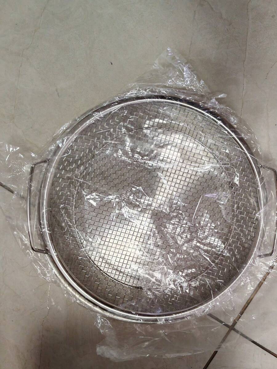 Saringan Minyak Stainless Steel untuk Makanan Goreng Saringan Logam untuk Saringan Stainless Steel - MultiWarna - View 1