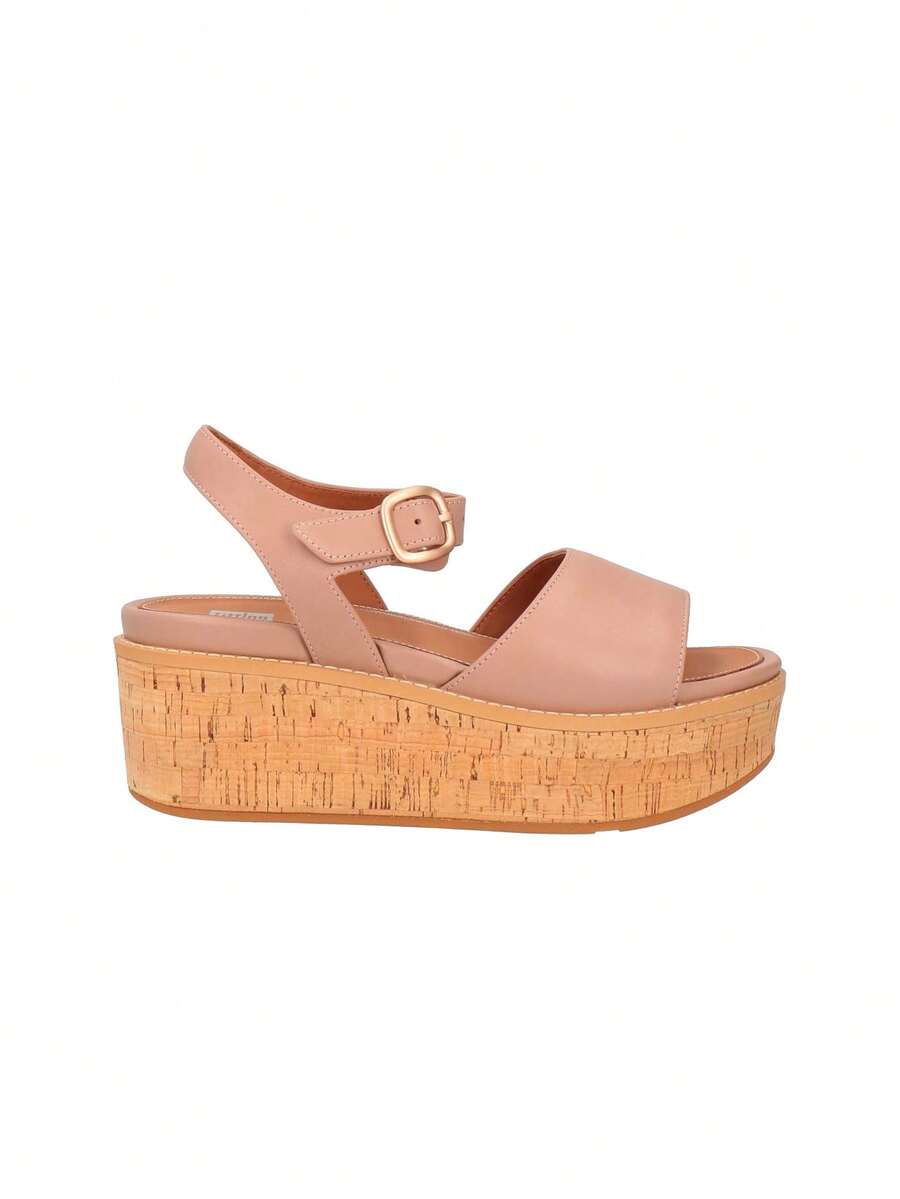 Eloise Wedge Women's Heeled Sandals Beige FT6 - Beige - View 1