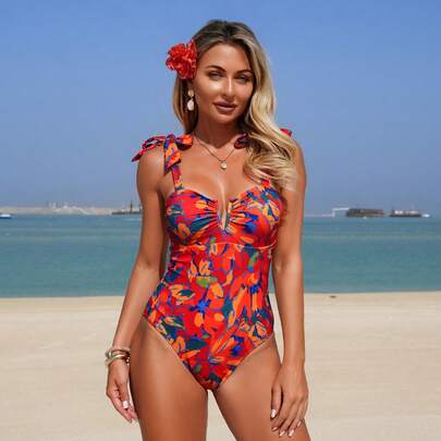 1Pc Women's Floral …