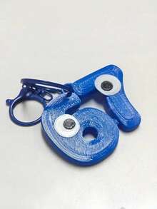 POKOJA LAND POKOJA LAND 67 Partner Keychain With Vivid Eyes | Durable Plastic, Multi-Color Options, Fun Design, Fine Carving, Snap Hook Closure, Suitable For Bags, Backpacks, Or Display Birthday Gifts Spring To Summer - Multicolor - View 10